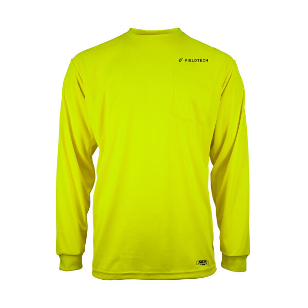 FT Enhanced Visibility UltraSoft Long Sleeve Pocket Tee Thumbnail